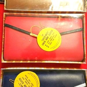Leather Craft Check-Mate Check-Book Clutch